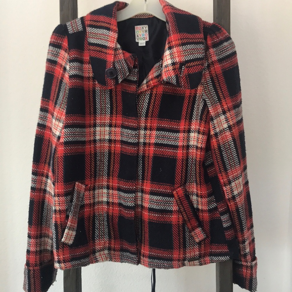 Roxy wool blend lightweight coat